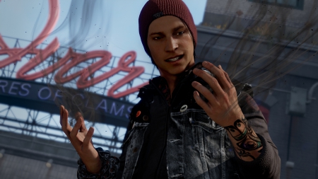 Delsin Rowe - video games, infamous second son, jeans, sockhat