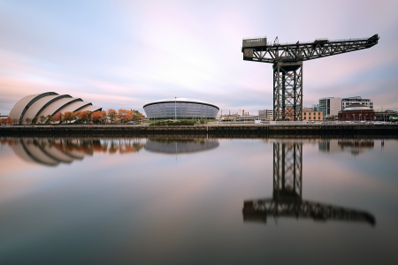 Glasgow, Scotland - glasgow, river clyde, glasgow hydro, scotland