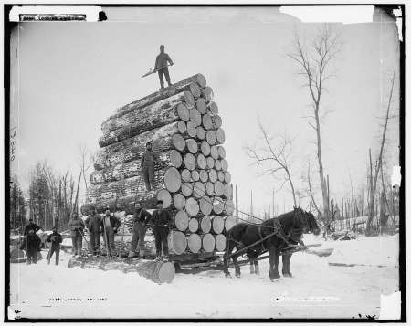 Okoboji, Iowa - wood, lumber, timber, 1912