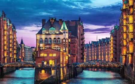 hamburg germany - canal, house, hamburg, germany