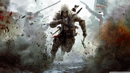 AC 3 - Connor Free Running - hd, videogames, ac, cool