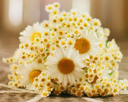 Bouquet - bouquet, flowers, yellow, petals