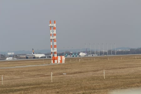 Clash of titans - aircraft, jumbo, airbus, airfield