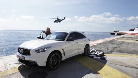 infiniti fx vettel edition - white, edition, infiniti, vettel