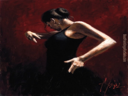 flamenco dancing - woman, passion, flamenco, red, dancing