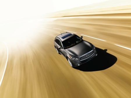 infiniti fx 50 - road, fx 50, infiniti, brown