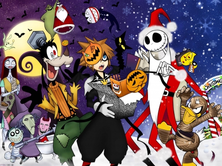 Kingdom Hearts Halloween - Manga, Hearts, Anime, Disney