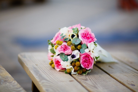 Flower - bouquet, flower, pink, soft