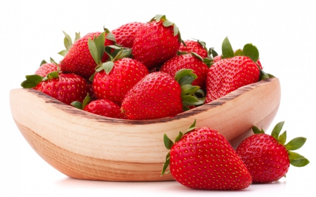 Fresh Strawberries - berries, strawberries, bowl, red, fruits