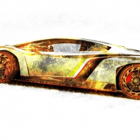 lamborghini veneno gold edition