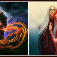 FIRE AND ICE [Anndr Works Collage]