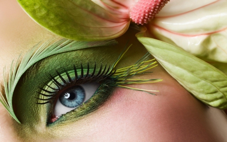 Eye Make up - woman, beauty, make up, photography, eye, lovely, paint, face, madel