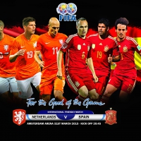 NETHERLANDS - SPAIN INTERNATIONAL FRIENDLY MATCH