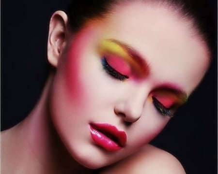 Lovely Make Up - face, woman, make up, model