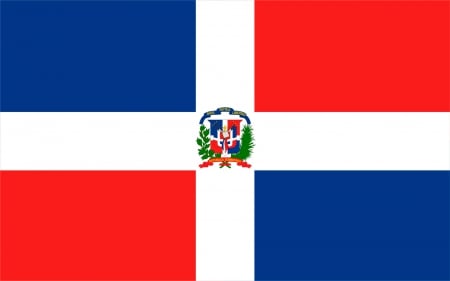 flag of the dominican republic - crest, dominican, republic, flag