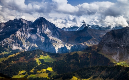 Beautiful Mountains - forest, mountains, cool, beautiful, fun, nature