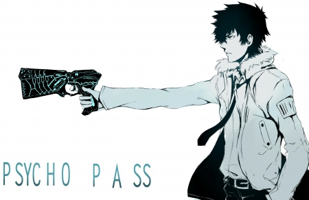 Kougami Shinya - psycho pass, anime, guns, manga