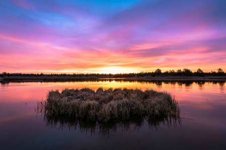 Oregon's high desert - fun, sunset, nature, lake, cool, oregon