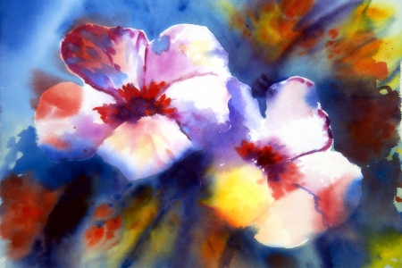 â™¥ - painting, beauty, flowers, spring