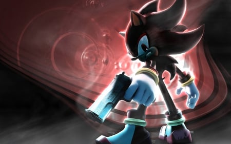 shadow the hedgehog - gun, sonic, hedgehog, shadow