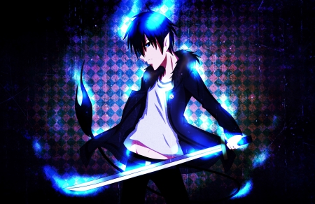 Rin Okumura - Manga, Blue Exorcist, Sword, Anime