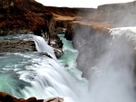 Waterfall in a Canyon