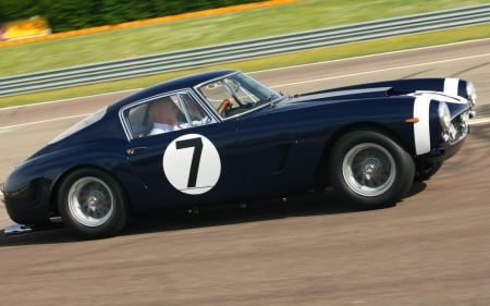 ferrari 250 - race, ferrari, car, blue