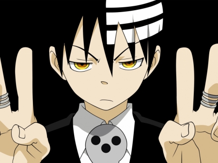 Death The Kid - anime, soul eater, peace, manga