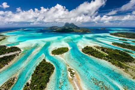 Bora Bora - cool, fun, beach, ocean, nature