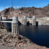 Behind Hoover Dam