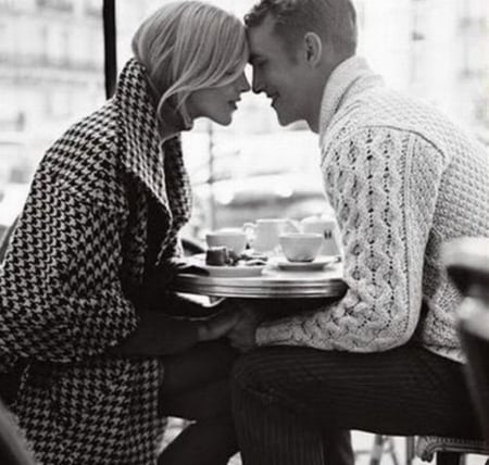 Love - white, cool, black, people, coffee, photography, love, couple