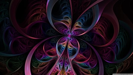 psychedelic butterfly - abstract, psychedelic, fractal, buterfly