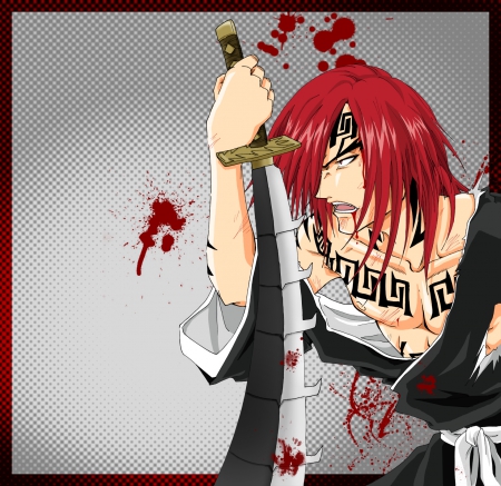 Renji Abarai - Manga, Spiritual, Bleach, Anime