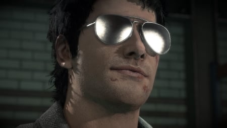 Nick - mechanic, sunglasses, video games, dead rising 3