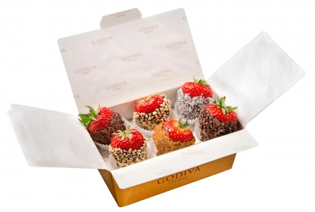 Chocolate Dipped Strawberries - strawberries, chocolate, godiva, for you