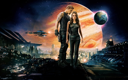 jupiter ascending - jupiter, man, woman, planet