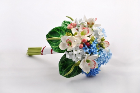 Flowers - soft, bouquet, flowers, daisies, pure