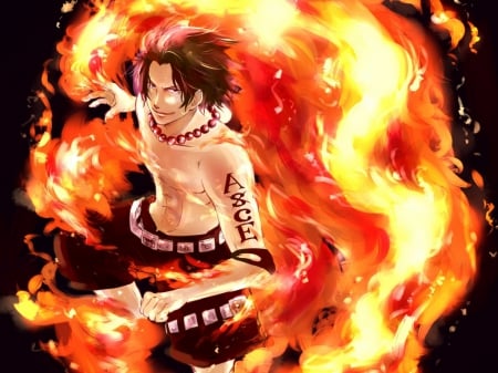 Portgas D Ace - Manga, Anime, Fire, One Piece