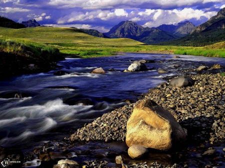 river - nature, fun, mountain, cool, river