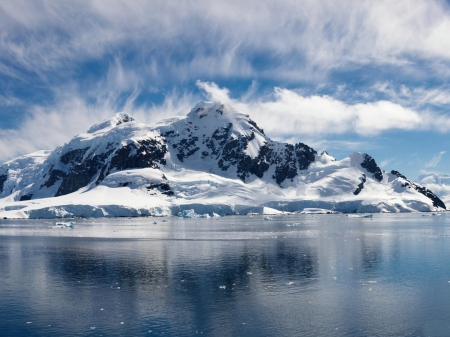 Mountain - winter, nature, snow, mountain, sky