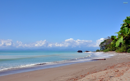 beach costa rica - beach, ocean, rica, costa