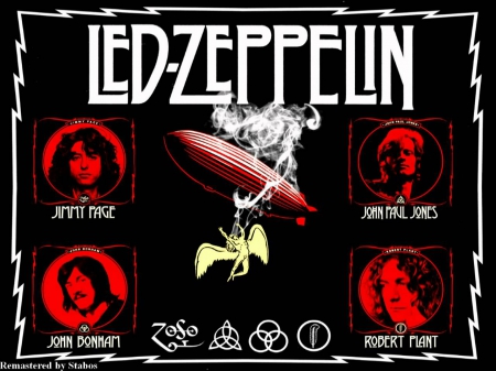 Led Zeppelin - jimmy page, john paul jones, british rock bands, british rock groups, led zeppelin, robert plant, john bonham