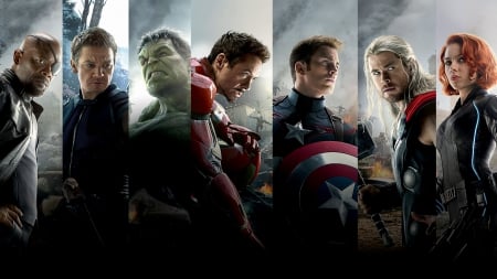 Avengers: Age of Ultron Team - 2015, Ultron, team, movies, Avengers