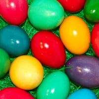 Colourful Easter Eggs