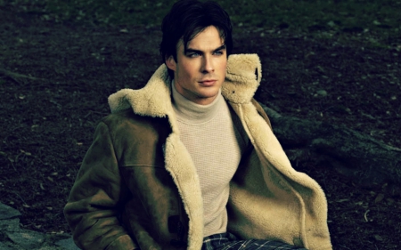 Ian Somerhalder - actor, winter, the vampire diaries, tv series, Ian Somerhalder, man, damon