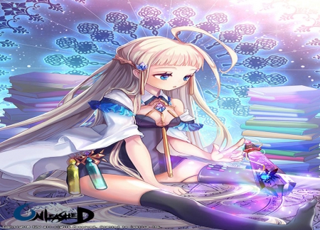 Magic - cg, game, fantasy, magic, girl, card