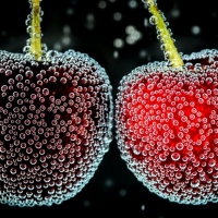 Two Cherries with Dropslets