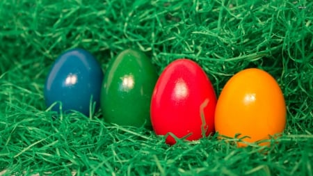 Easter Eggs - eggs, easter, wallpaper, colourful