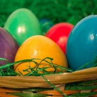 Colourful Easter Eggs