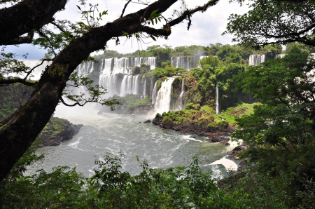 Iguazu Falls - fun, nature, cool, forest, river, waterfall